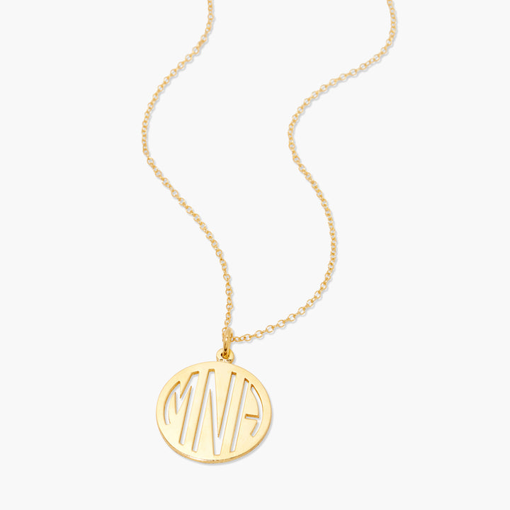 Faye Monogram Pendant