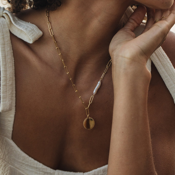 Micaela Pearl Pendant