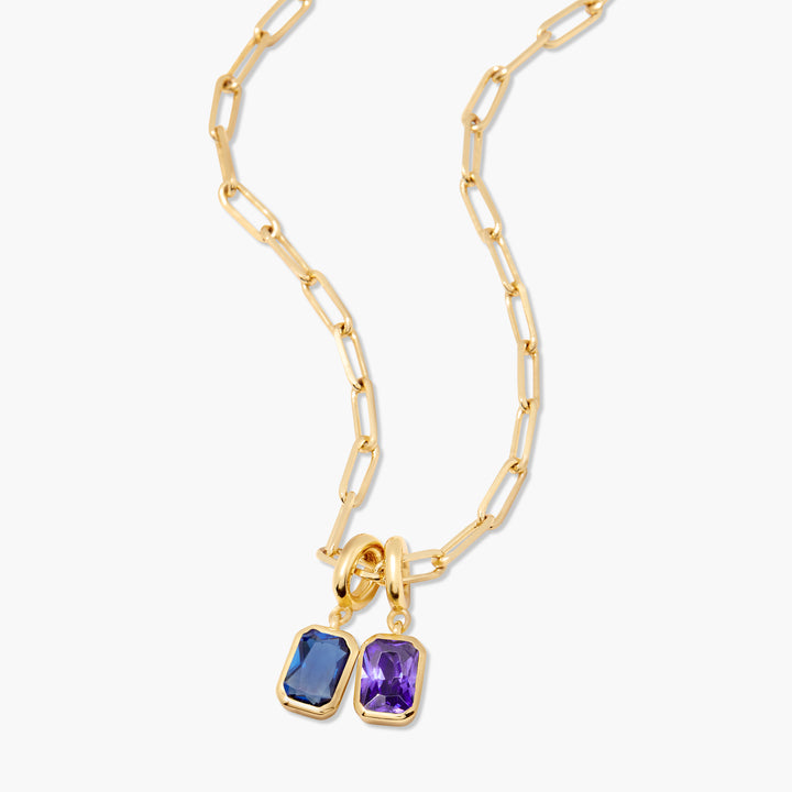 Mackenzie Two Birthstone Necklace