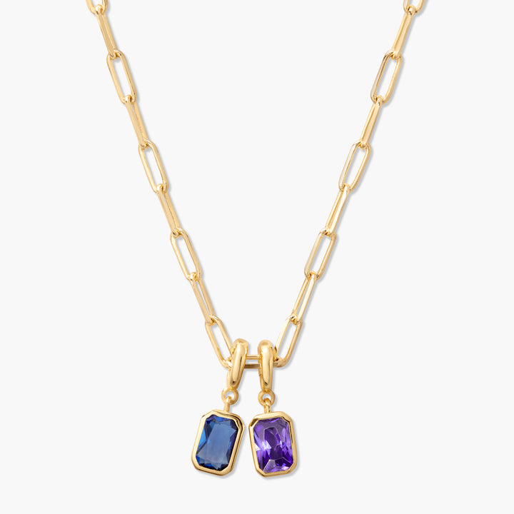 Mackenzie Two Birthstone Necklace