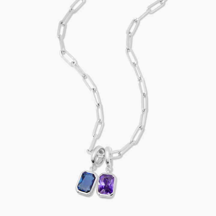 Mackenzie Two Birthstone Necklace