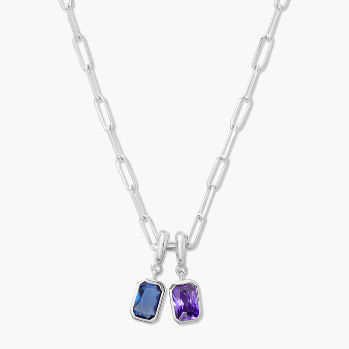 Mackenzie Two Birthstone Necklace