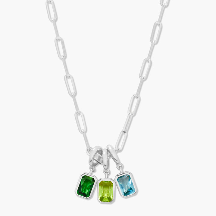 Mackenzie Three Birthstone Necklace