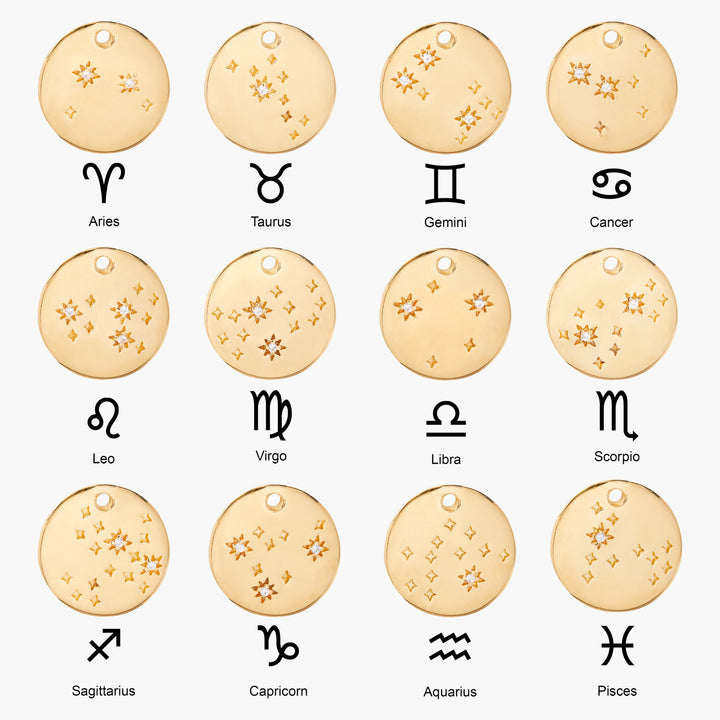 Skyler Vermeil Zodiac Pendant