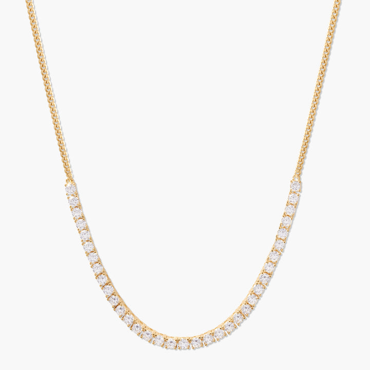 Isabella Gold Vermeil Tennis Necklace