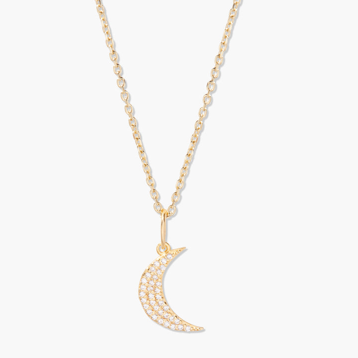 Adeline Moon Vermeil Necklace