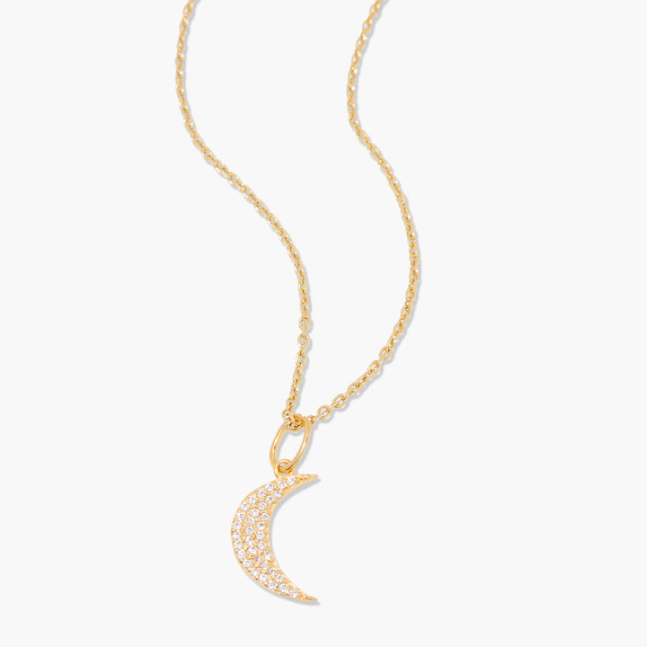 Adeline Moon Vermeil Necklace