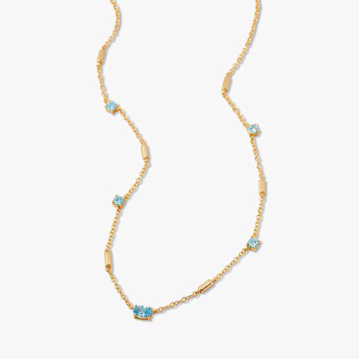 Brenna Birthstone Necklace