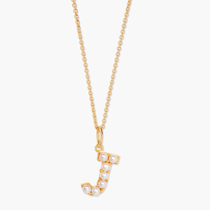 Bridget Pearl Initial Necklace
