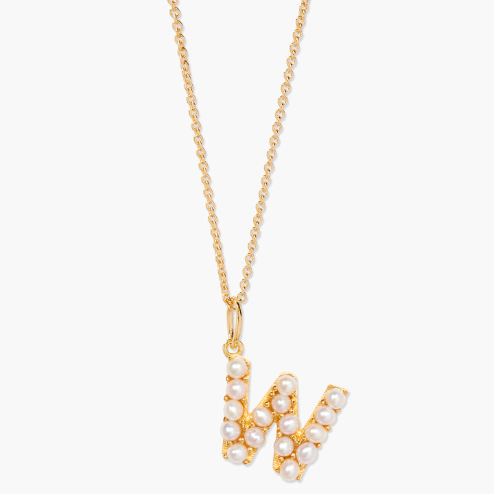 Bridget Pearl Initial Necklace