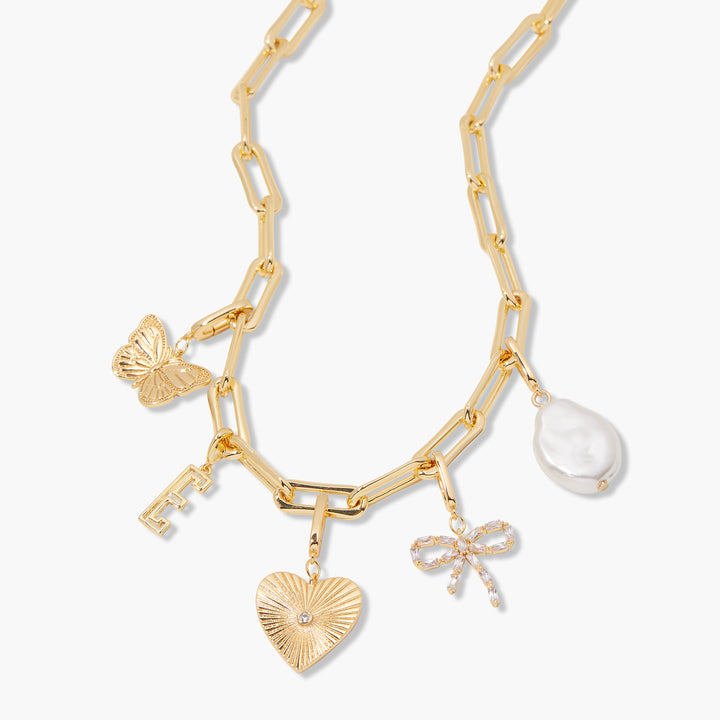 Cami Initial Charm Necklace