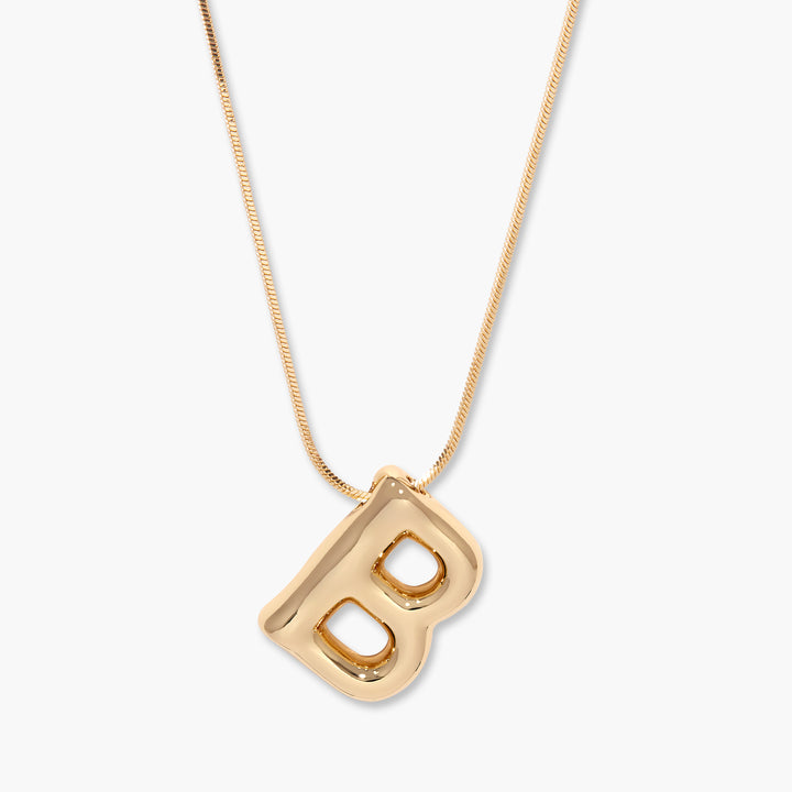 Pippa Bubble Initial Pendant