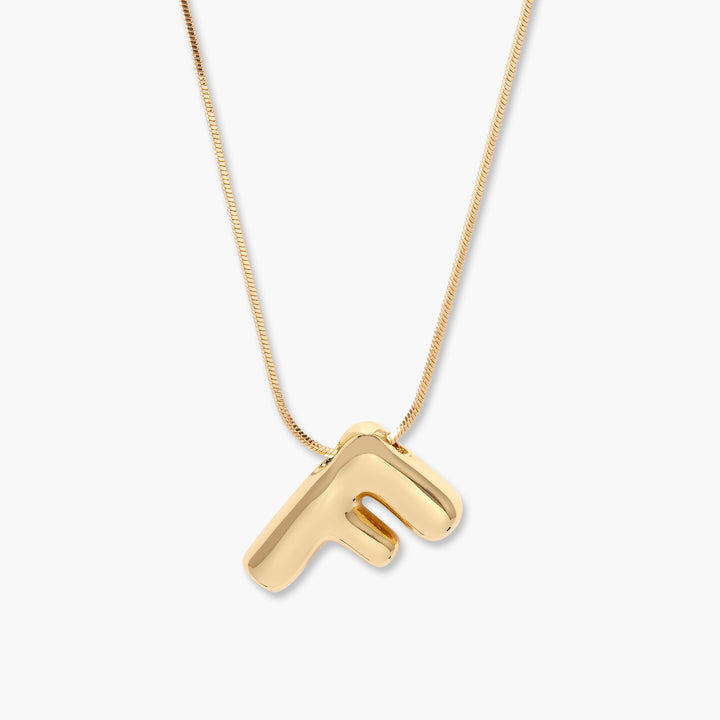 Pippa Bubble Initial Pendant