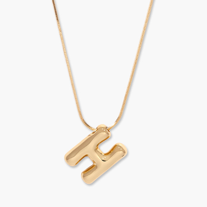 Pippa Bubble Initial Pendant