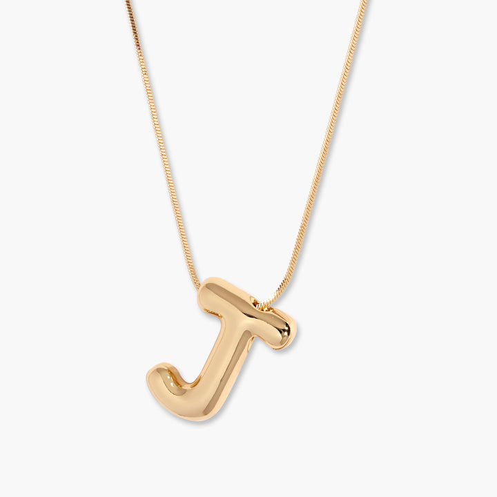 Pippa Bubble Initial Pendant