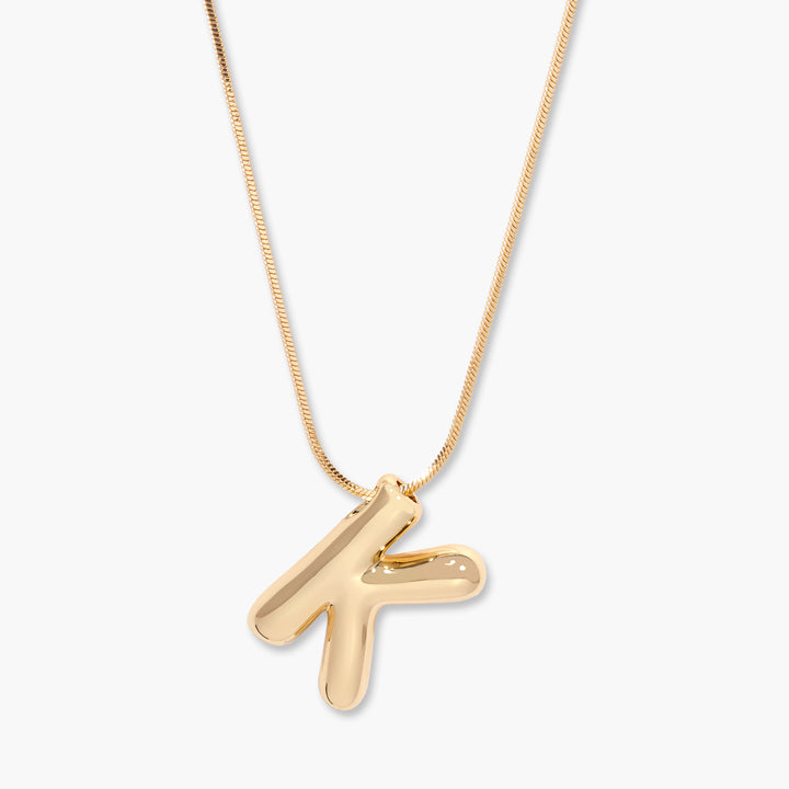 Pippa Bubble Initial Pendant