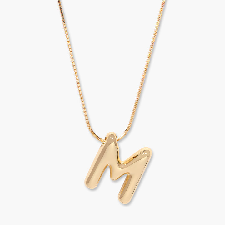 Pippa Bubble Initial Pendant