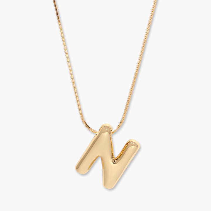Pippa Bubble Initial Pendant