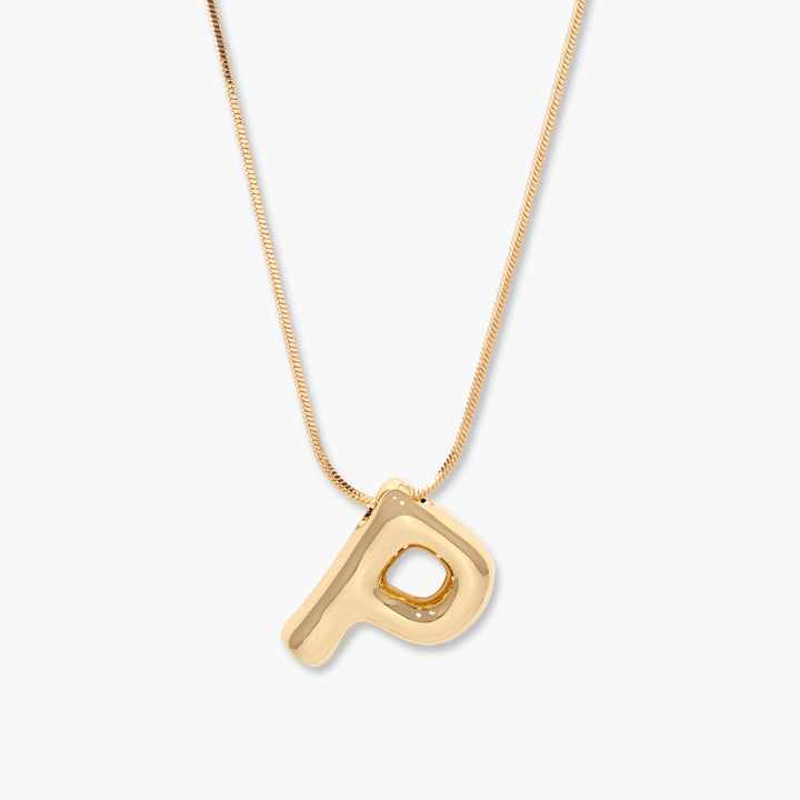 Pippa Bubble Initial Pendant