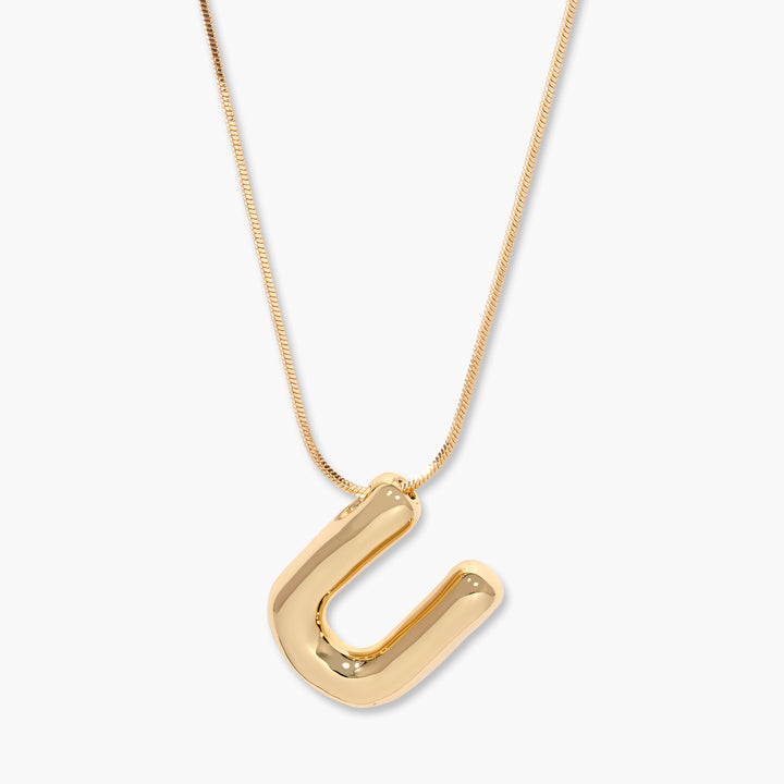 Pippa Bubble Initial Pendant