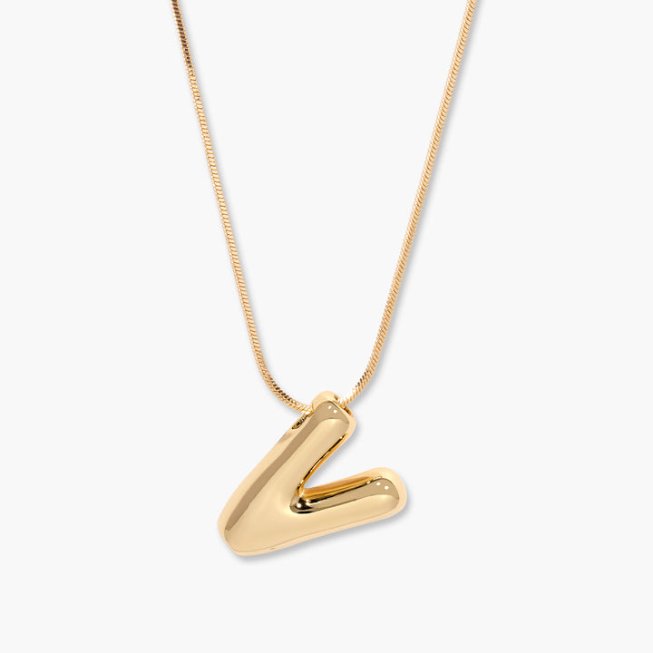 Pippa Bubble Initial Pendant