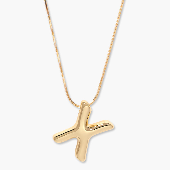 Pippa Bubble Initial Pendant