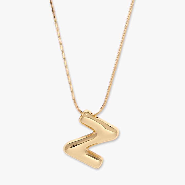 Pippa Bubble Initial Pendant