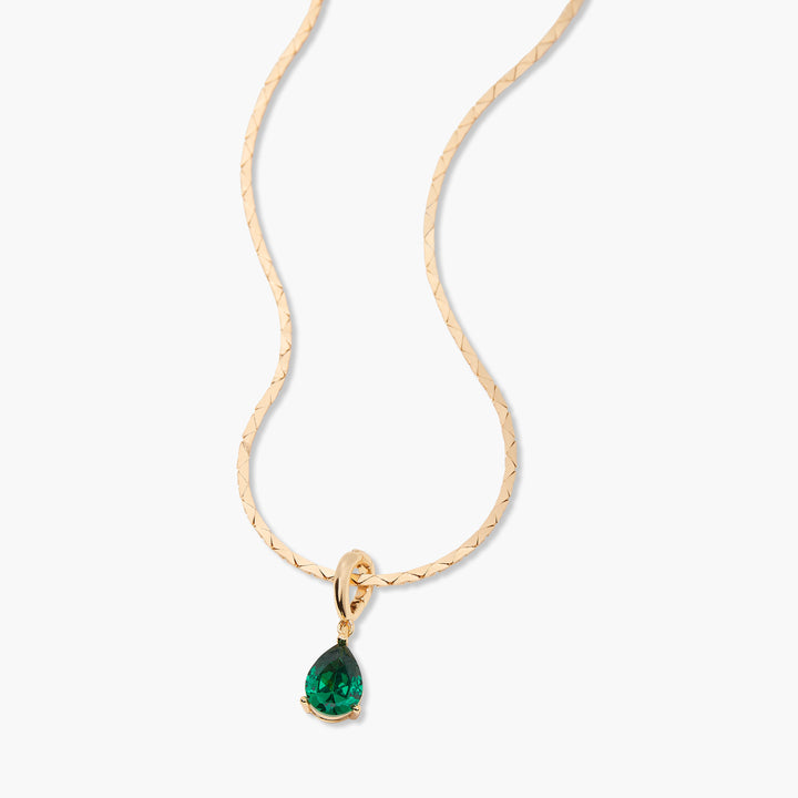 Melrose Teardrop Birthstone Necklace