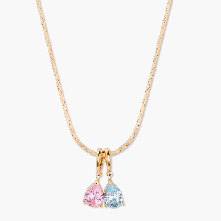 Melrose Teardrop Birthstone Necklace