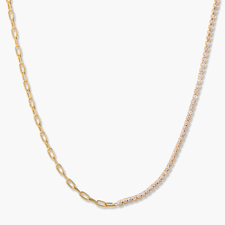 Isabella Mini Birthstone Tennis Necklace