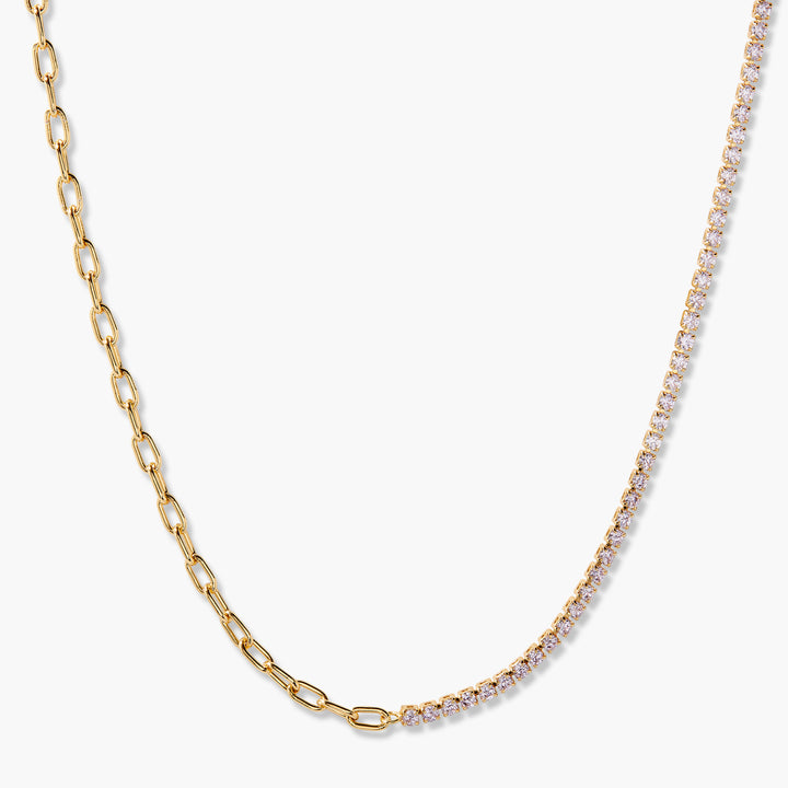 Isabella Mini Birthstone Tennis Necklace