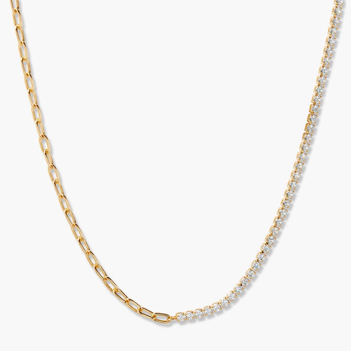 Isabella Mini Birthstone Tennis Necklace