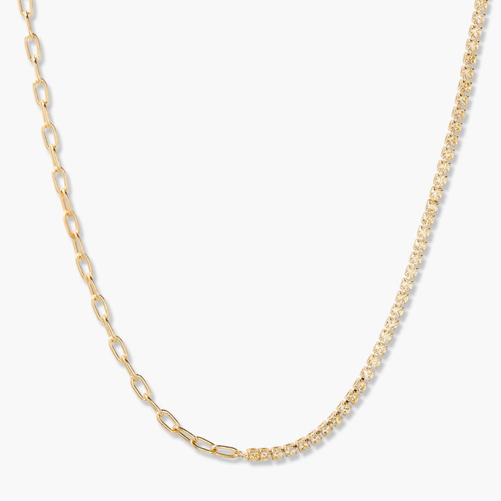 Isabella Mini Birthstone Tennis Necklace