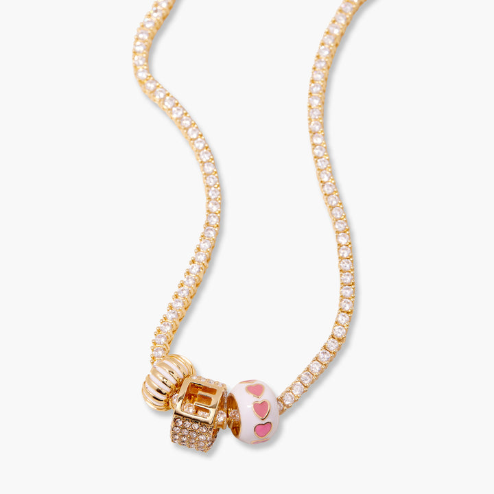 Georgina Initial Tennis Necklace