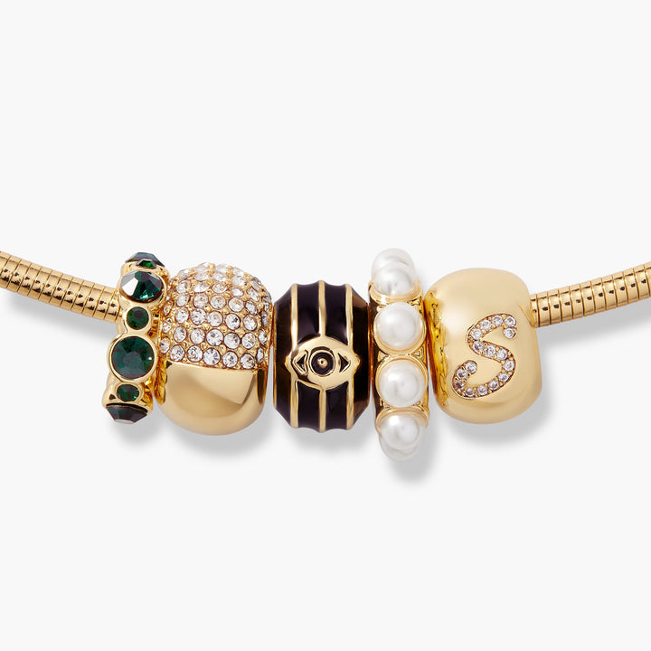 Alanna Birthstone Initial Necklace