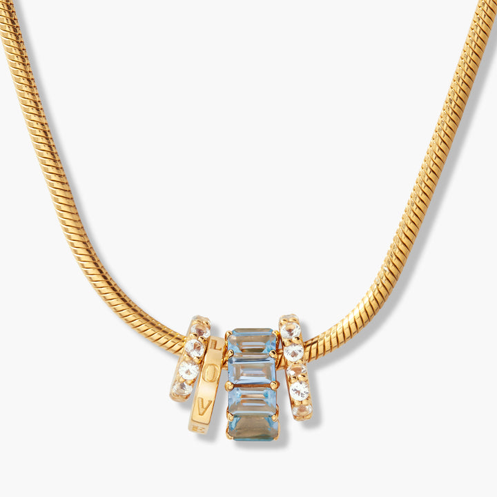 Etta Gold Vermeil Birthstone Necklace
