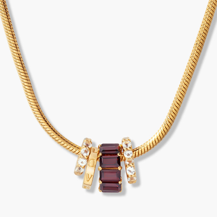 Etta Gold Vermeil Birthstone Necklace