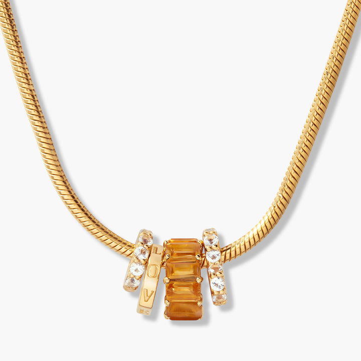 Etta Gold Vermeil Birthstone Necklace