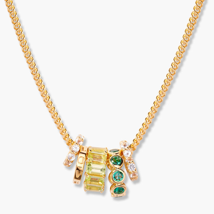 Halsey Gold Vermeil Birthstone Necklace