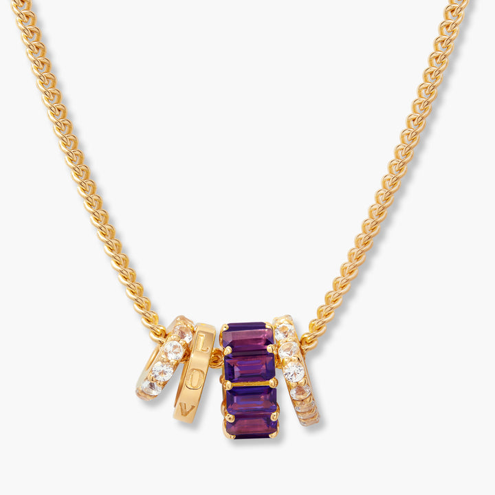 Halsey Gold Vermeil Birthstone Necklace