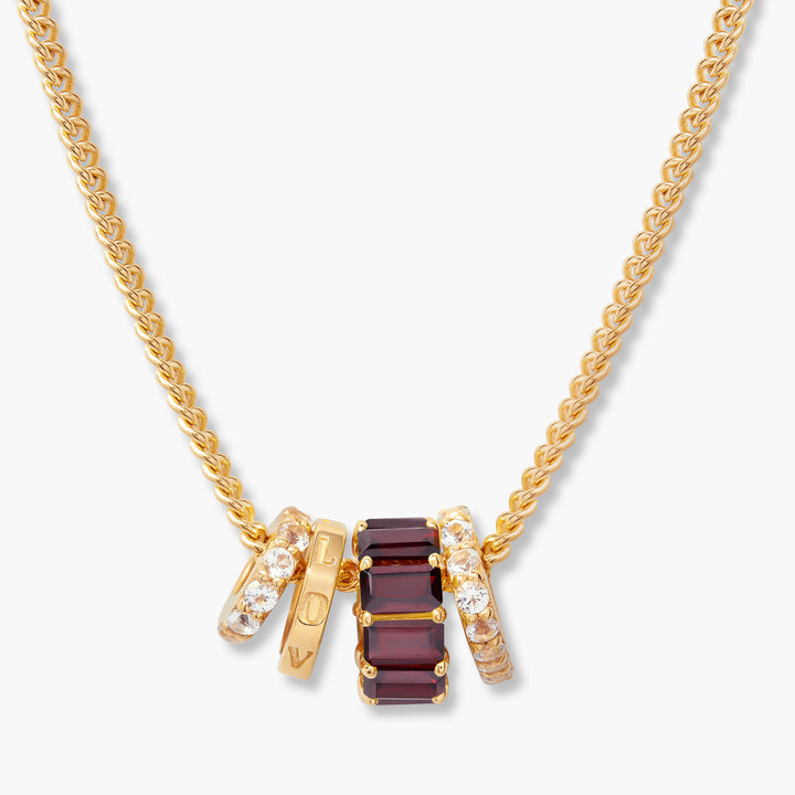 Halsey Gold Vermeil Birthstone Necklace