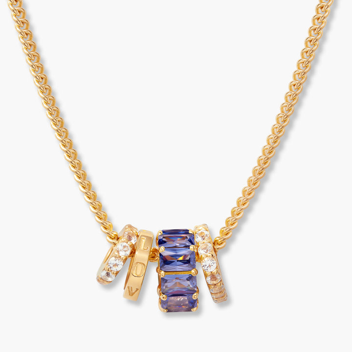 Halsey Gold Vermeil Birthstone Necklace