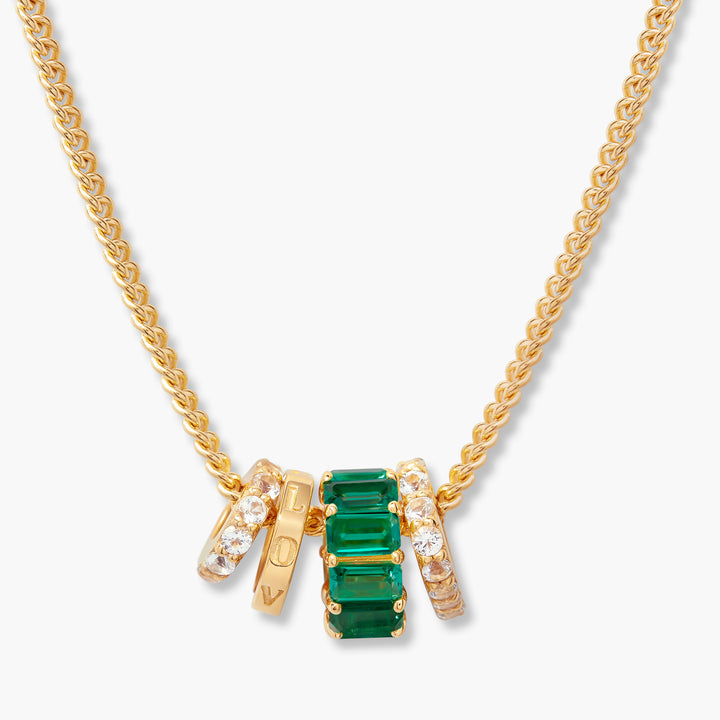 Halsey Gold Vermeil Birthstone Necklace