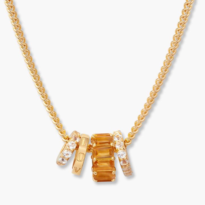 Halsey Gold Vermeil Birthstone Necklace