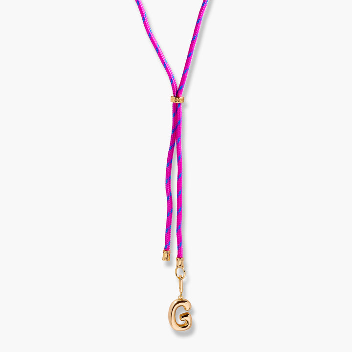 Kai Initial Lariat Charm Necklace