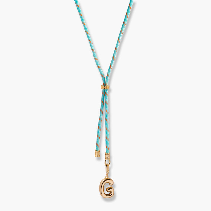 Kai Initial Lariat Charm Necklace