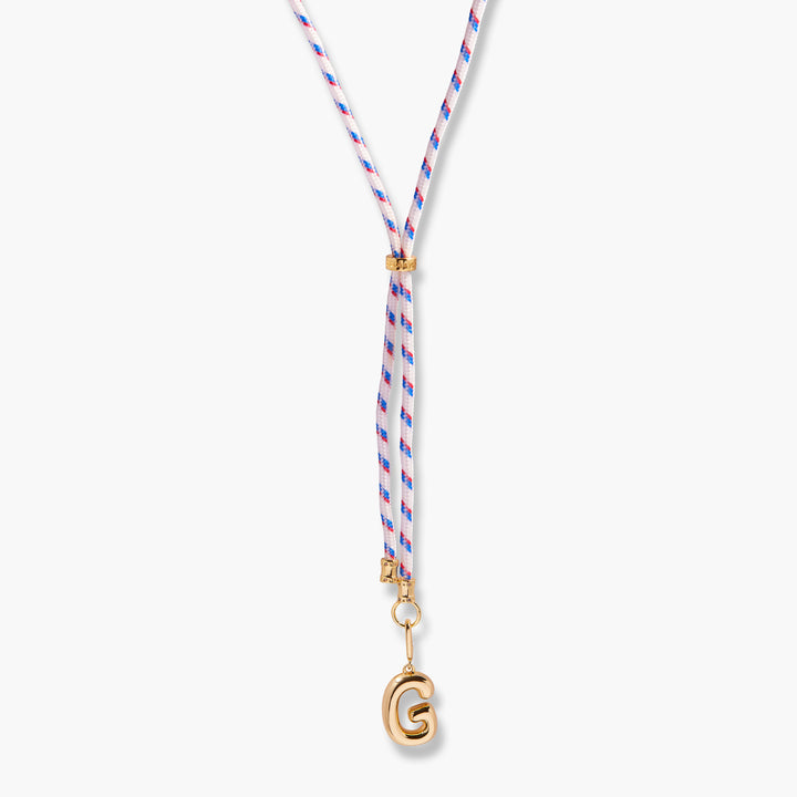 Kai Initial Lariat Charm Necklace