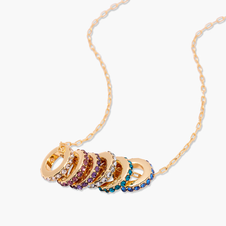 Gaby Birthstone Stacking Necklace