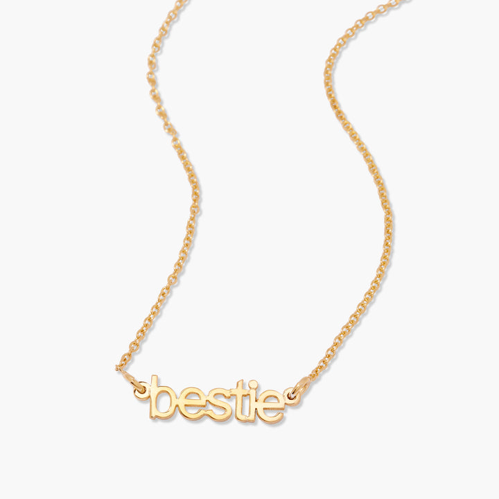 Bestie Nameplate Necklace
