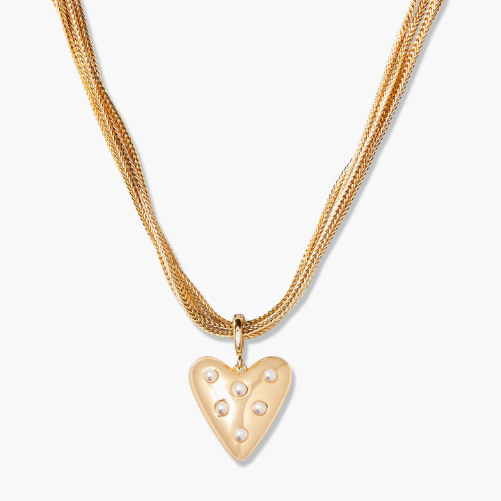 Bianca Heart Charm Necklace